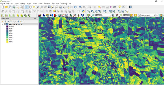 I will calculate ndvi and satellite images band combinations