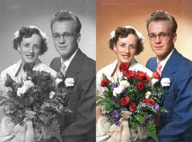 I will colorize and restore your old and damaged photos