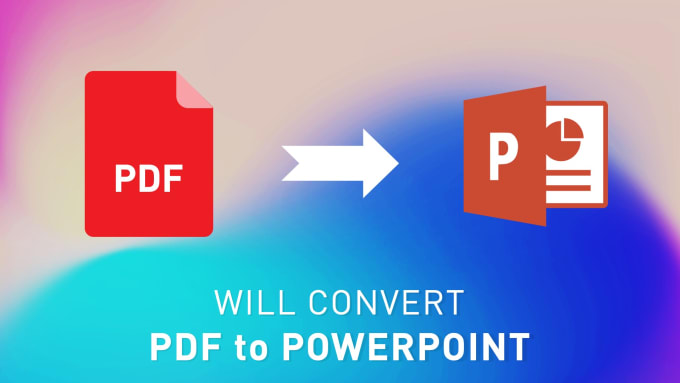 I will convert PDF to powerpoint template