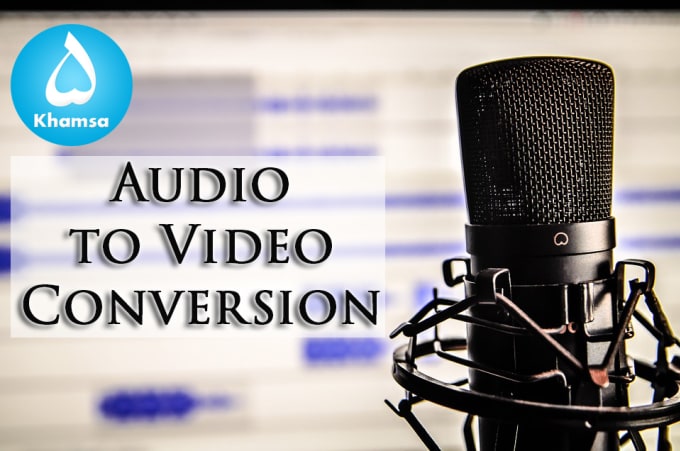I will convert your audio podcast to video