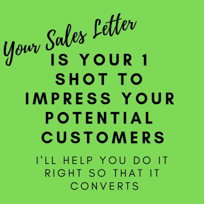 I will craft a powerful sales letter that converts