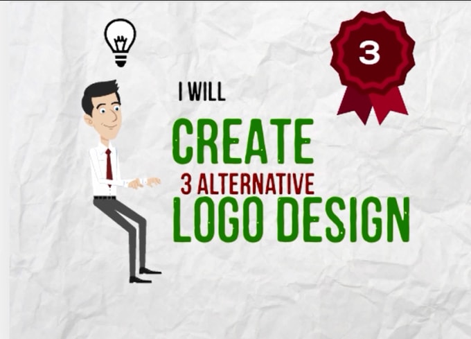 I will create 3 differents logo designs