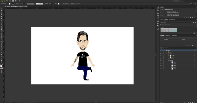 I will create a basic puppet to adobe character animator
