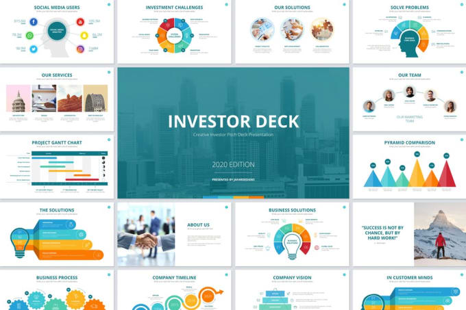 I will create a winning investor pitch deck presentation