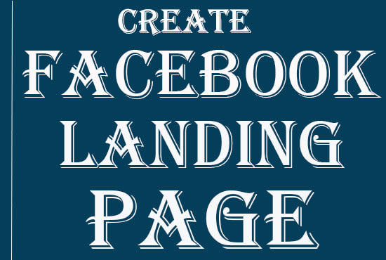 I will create facebook landing page