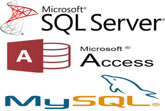 I will create ms access, ms sql and mysql databases