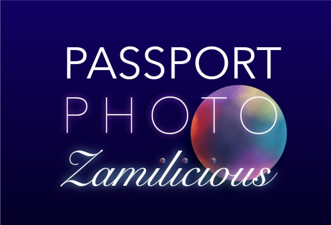 I will create passport and visa photo from any picture