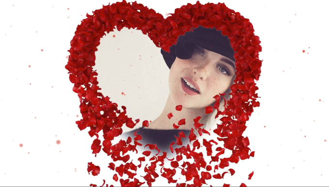 I will create romantic hd video with rose petals for valentine day