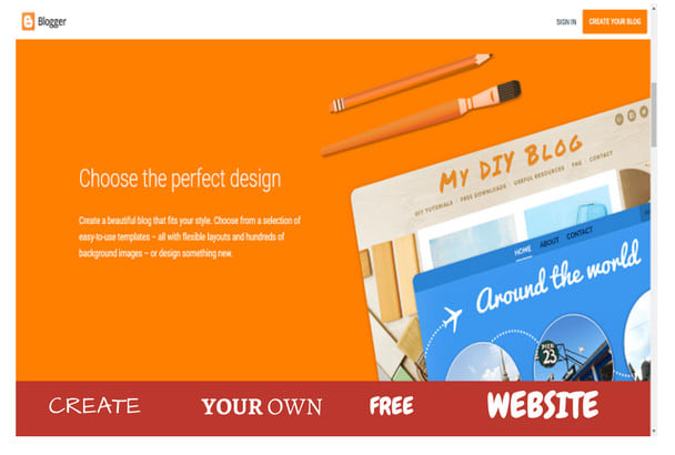 I will create your professional blogger website