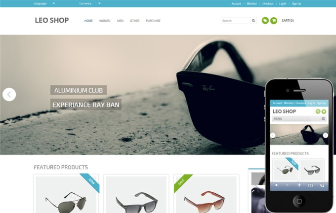 I will design and develop a wordpress ecommerce woocommerce site