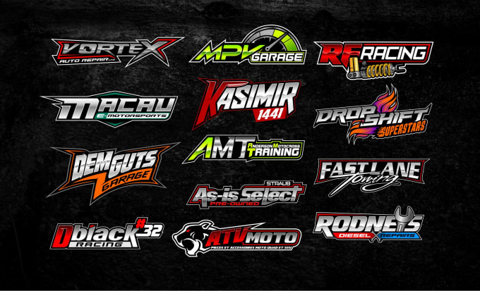 I will design automotive and racing logo