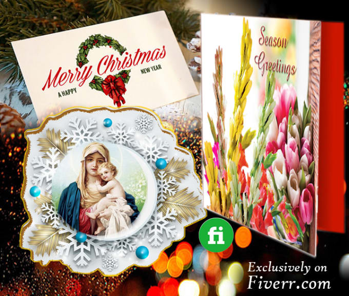 I will design awesome Season Greetings and Party Invitations