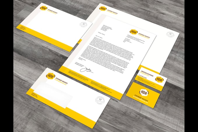 I will design corporate letterhead and stationery
