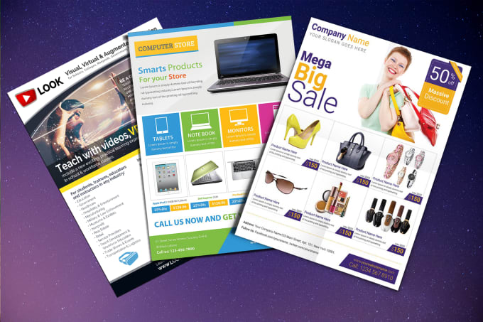 I will design product catalog, promotional flyer, sell sheet