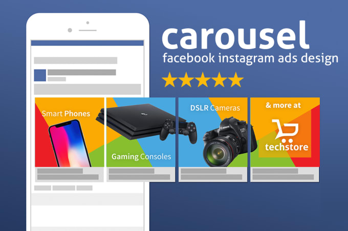 I will design stunning carousel facebook instagram ads