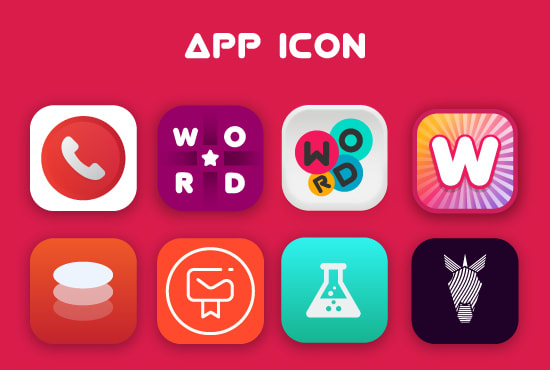 I will design unique app icon