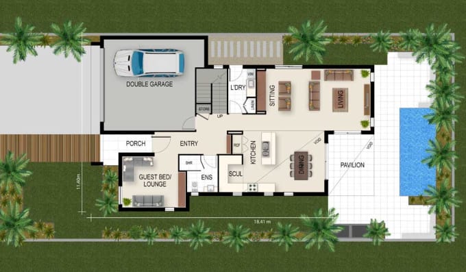 I will design your architectural floorplan or full set blueprints