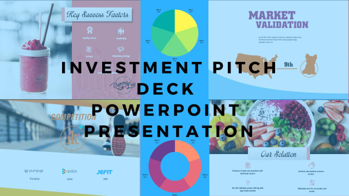 I will develop and design your pitch deck or powerpoint presentation