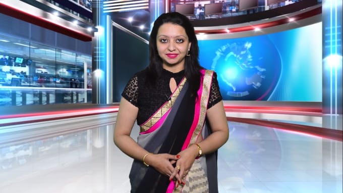 I will do a breaking news spokesperson video in indian attire