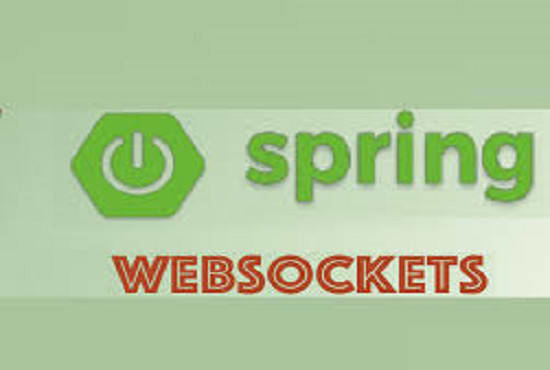I will do a chat or custom websocket spring application