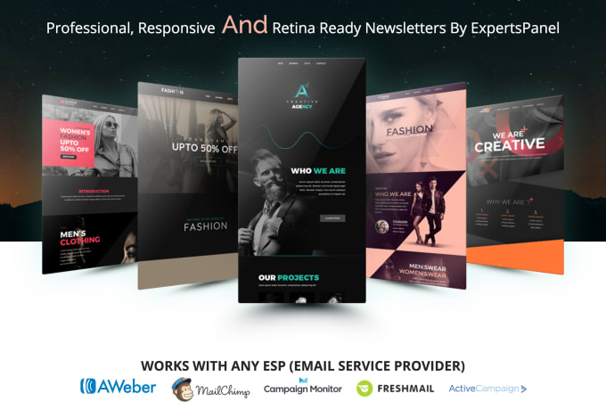 I will do a professional email newsletter design