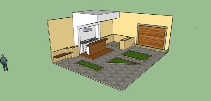 I will do any drawing in sketchup