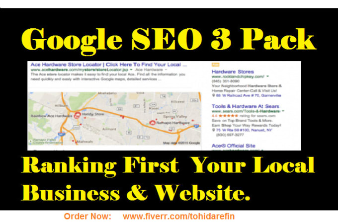 I will do google SEO 3 pack to ranking your website or business