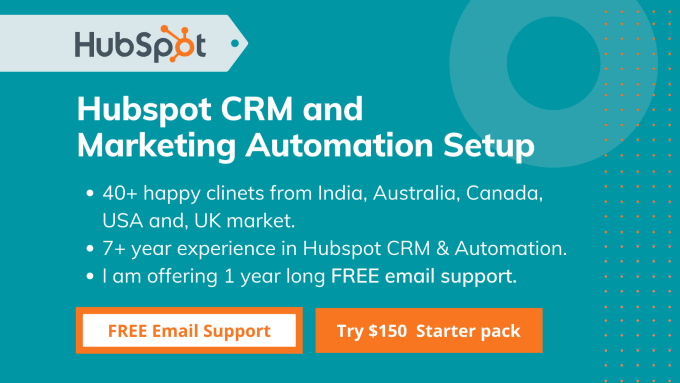 I will do hubspot setup, automation and training for you