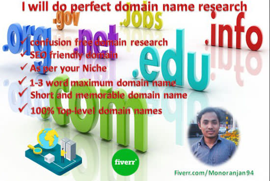 I will do perfect domain name research