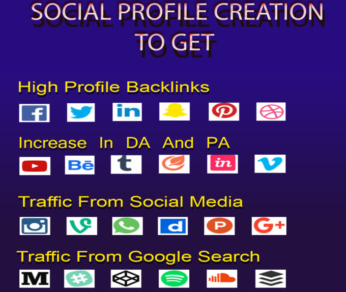 I will do profile link building, authority backlinks to your site