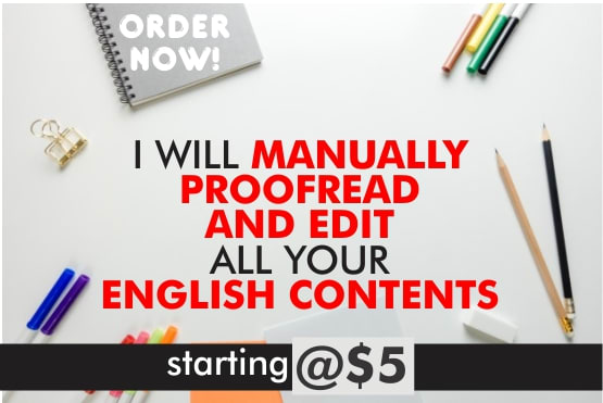 I will do proofreading and editing, proofreading, book editing