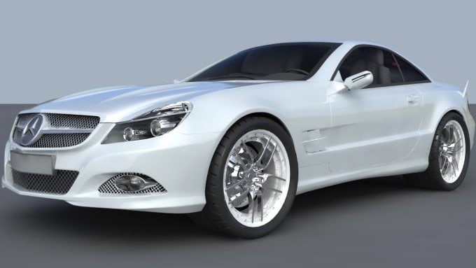I will do realistic 3d car modeling and rendeing