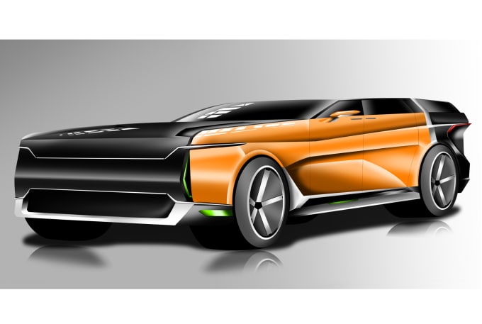 I will draw car concept as you ideas