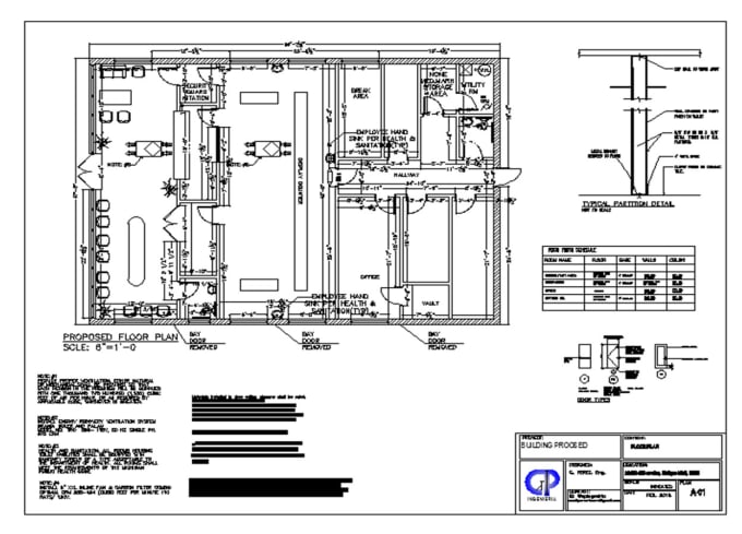 I will draw floor plan for you