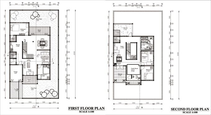 I will draw your house floorplans with autocad