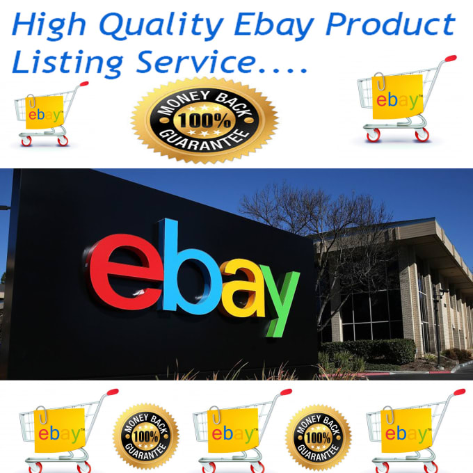 I will ebay product listing service