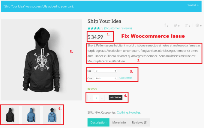 I will fix woocommerce issue and customize file