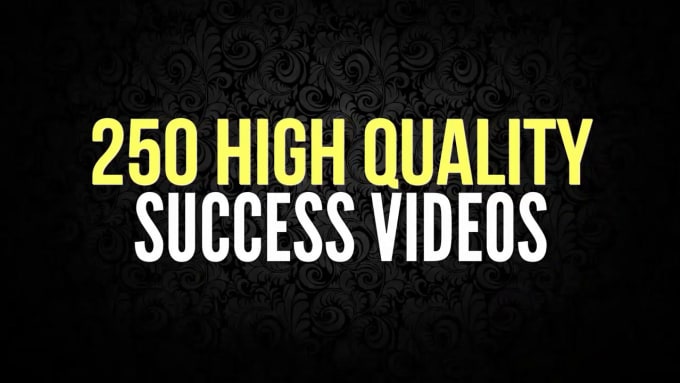 I will give you 250 success motivational videos for instagram