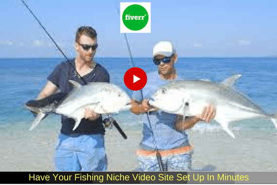 I will give you a ready made fishing niche video website