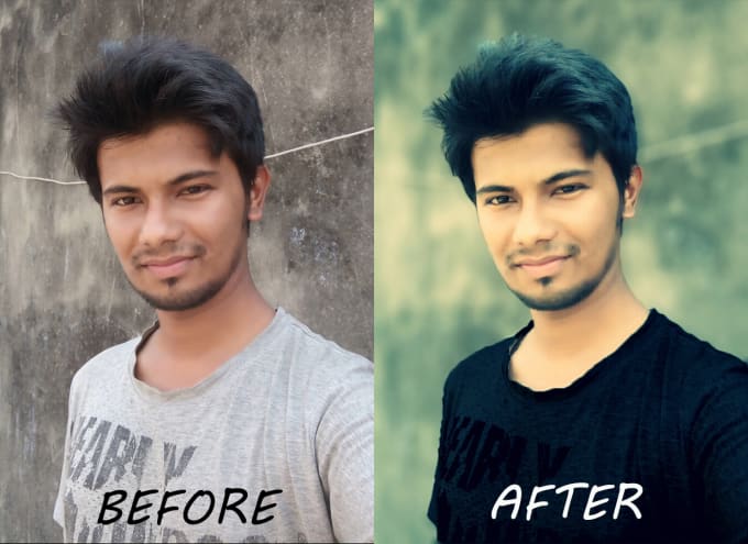 I will give your image after effect with backgroud