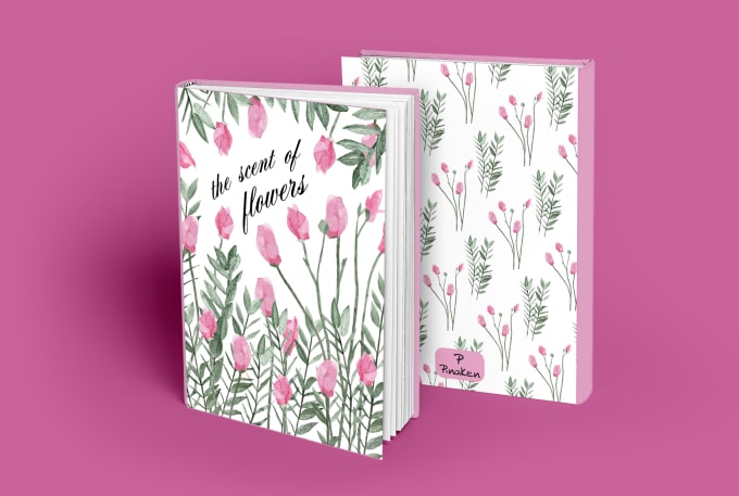 I will illustrate a floral design for your notebook