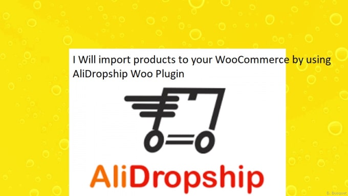 I will import products to woocommerce by alidropship woo plugin