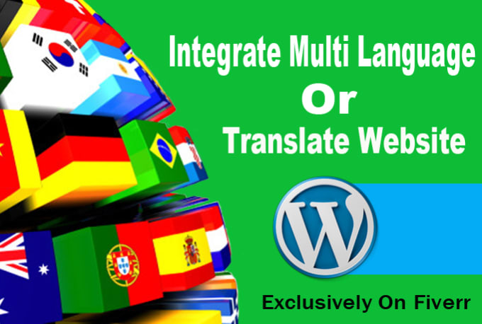 I will integrate multilingual or translate wordpress website