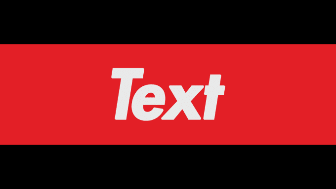 I will make a supreme type logo with whatever text