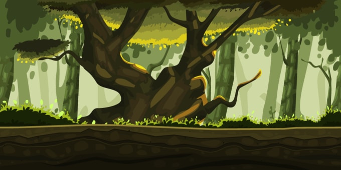 I will make any 2d game backgrounds