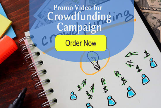 I will make crowdfunding campaign pitch promo video