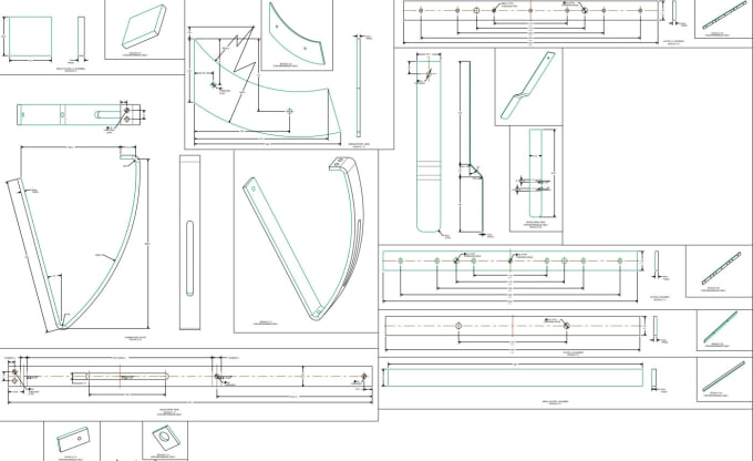 I will make dxf,dwg drawings for laser cutting,plasma cutting