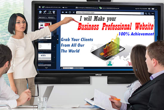 I will make your business promotion website