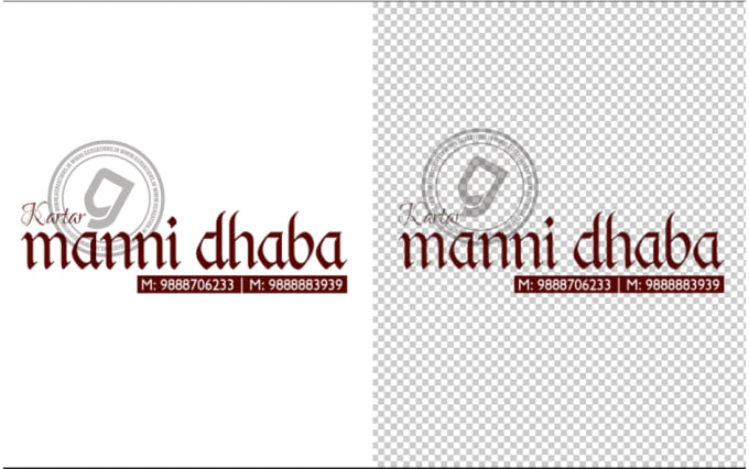 I will make your logo transparent