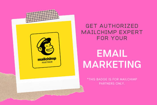 I will manage email marketing with mailchimp
